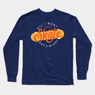 Skate Day & Night Long Sleeve T-Shirt